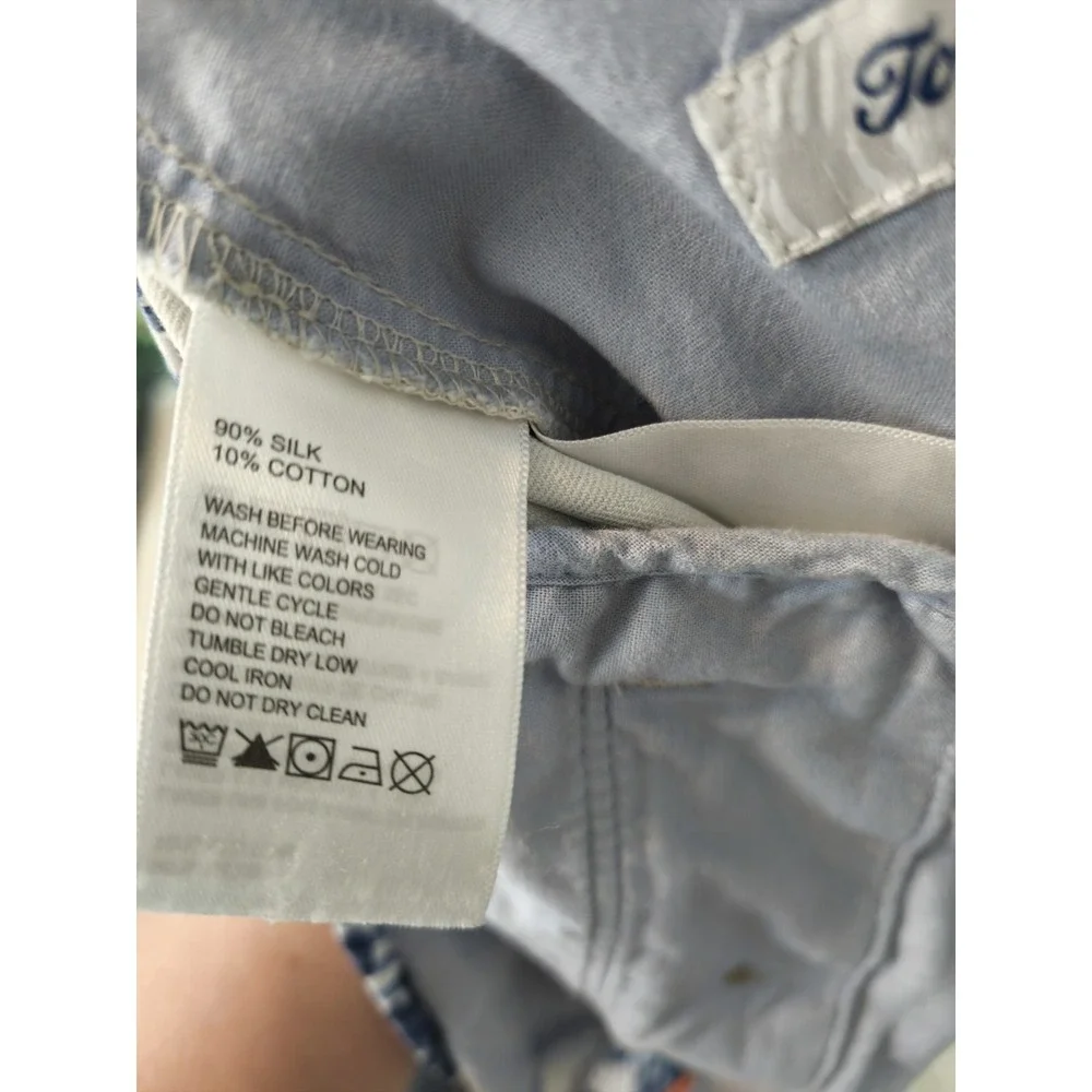 Tommy Bahama Silk Cotton Linen Blend Shorts Mens 38 Beige